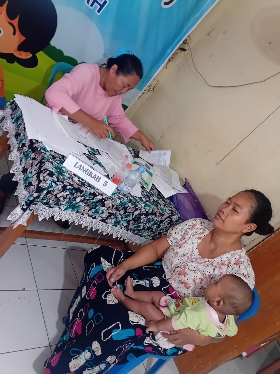 Pemeriksaan Balita di ILP Posyandu Kelurahan Kauman