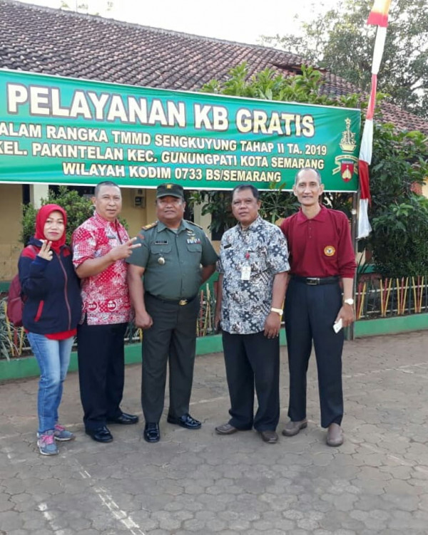 Puskesmas Gunungpati, Disdalduk dan kodim 7033 Semarang