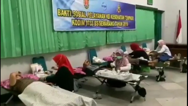 Bhaksos Pelayanan KB Sambut Hari Juang Kartika