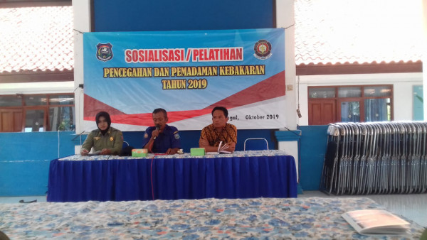 Sosialisasi Pelatihan Pencegahan dan Pemadaman Kebakaran