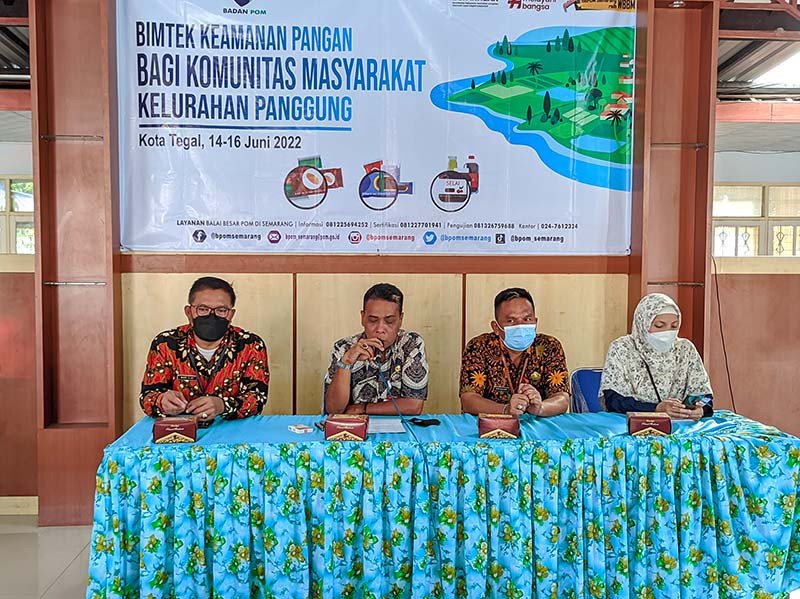 kader gerakan keamanan pangan uji kemampuan melaksanakan bimtek bagi komunitas masyarakat