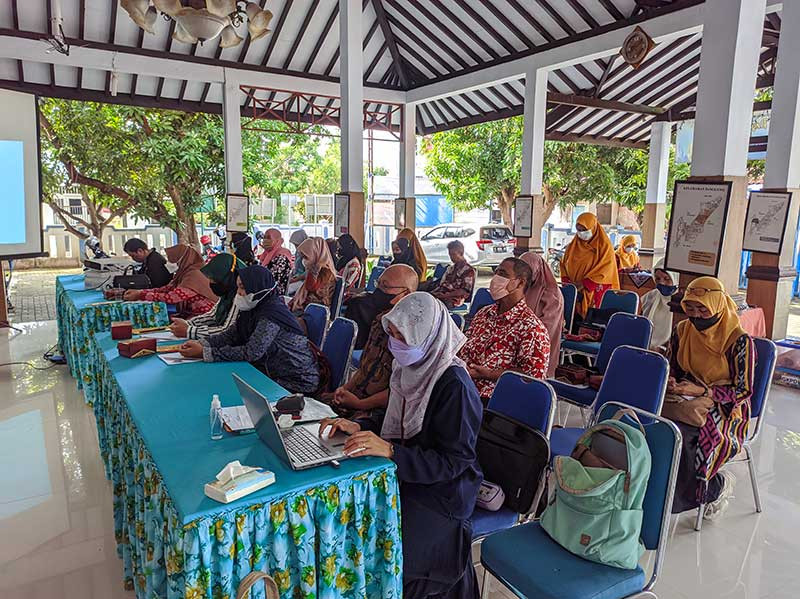 kader gerakan keamanan pangan uji kemampuan melaksanakan bimtek bagi komunitas masyarakat