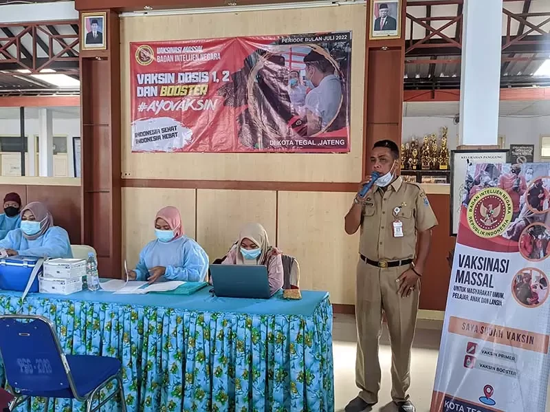 Kelurahan Panggung Gandeng Badan Intelijen Negara (BIN) Gelar Gebyar Vaksin Booster Berhadiah Langsung