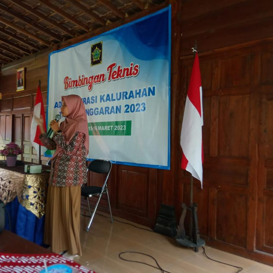 BIMBINGAN TEKNIS ADMINISTRASI KALURAHAN TAHUN 2023