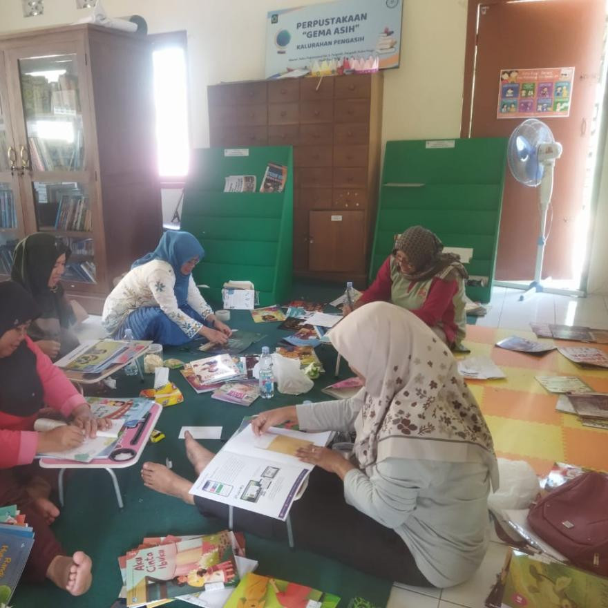 Perpustakaan Gema Asih Mulai Inventarisasi Buku Baru Secara Bertahap