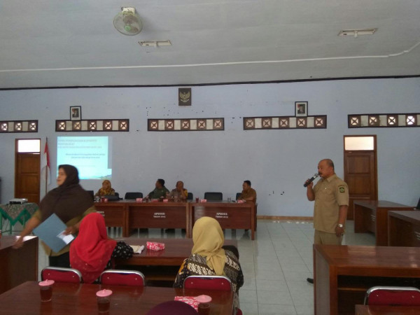 Sosialisasi dari pak Hepy BPBD Kulon Progo