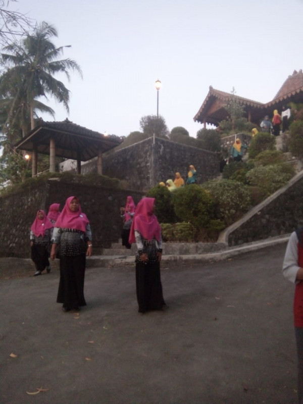 Suasana Taman Jamu Naturindo Fresh Yogyakarta yang ada di Secang, Sendangsari