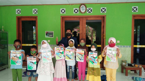 Pemenang lomba mewarnai gambar