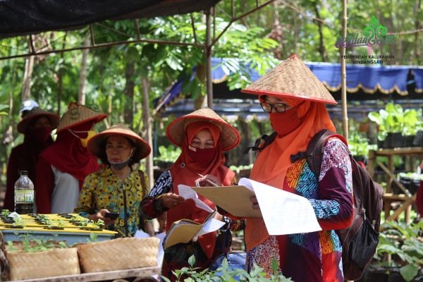 KWT Ngrembuyung, Klegen, Sendangsari, Pengasih , Kulon Progo menjadi wakil Kalurahan Sendangsari dalam Lomba Gempar se-Kapanewon Pengasih