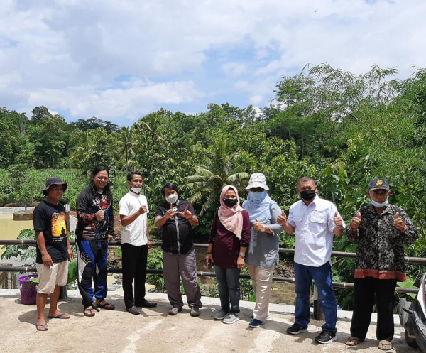 Kepala Dinas Pariwisata Kulon Progo Meninjau Lokasi Embung Bogor Yang Baru Viral