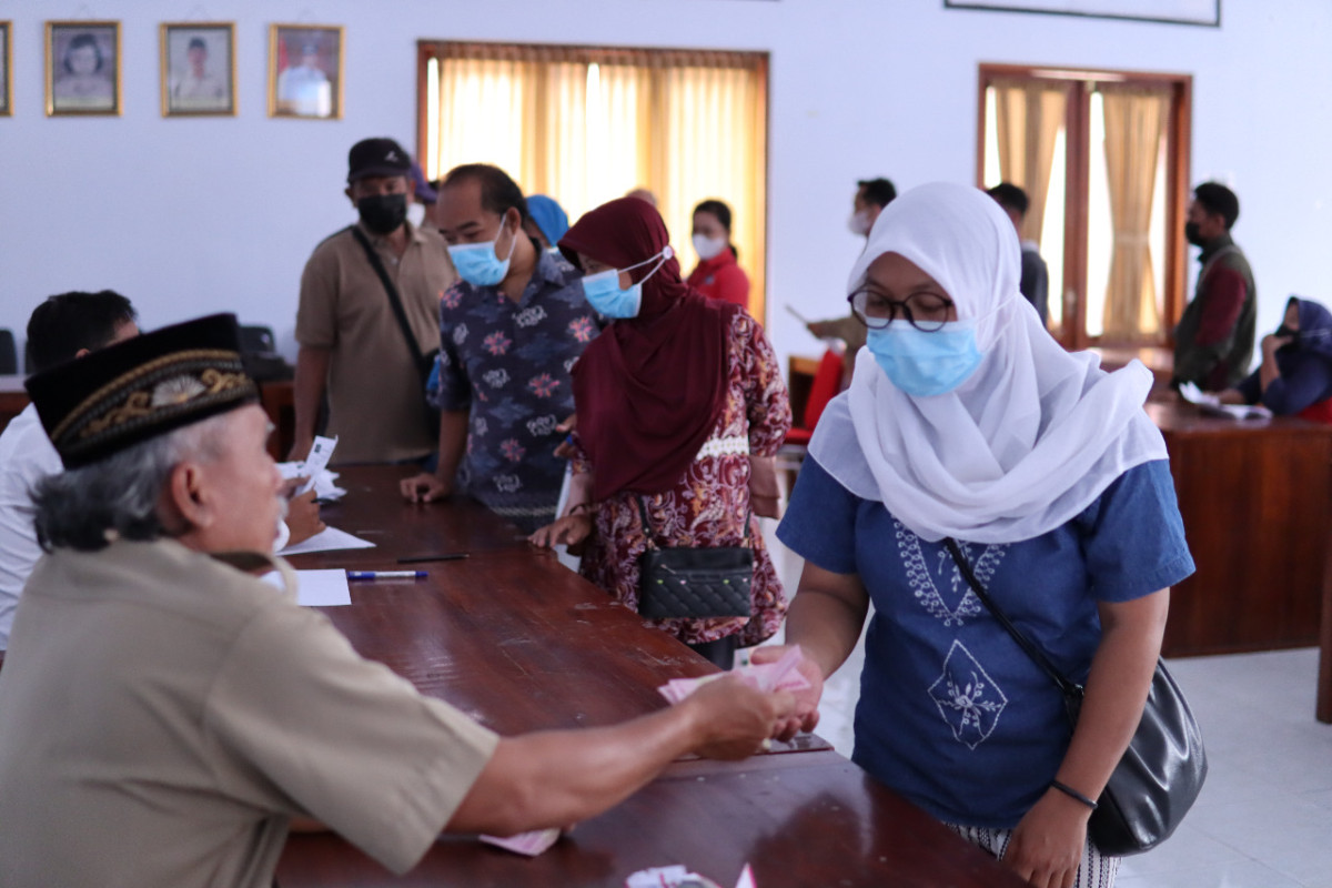 Pelaksanaan Distribusi BLT DD Kalurahan Sendangsari