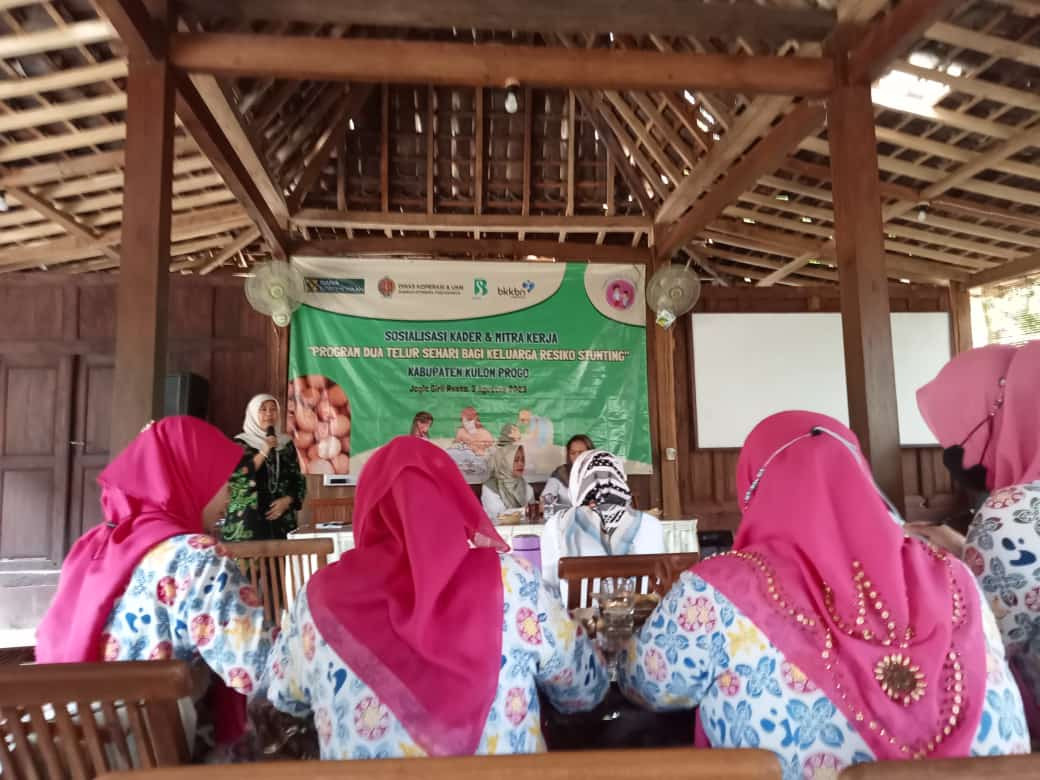 Sosialisasi Kader dan Mitra Kerja Program Dua Telur Sehari Bagi Keluarga Risiko Stunting