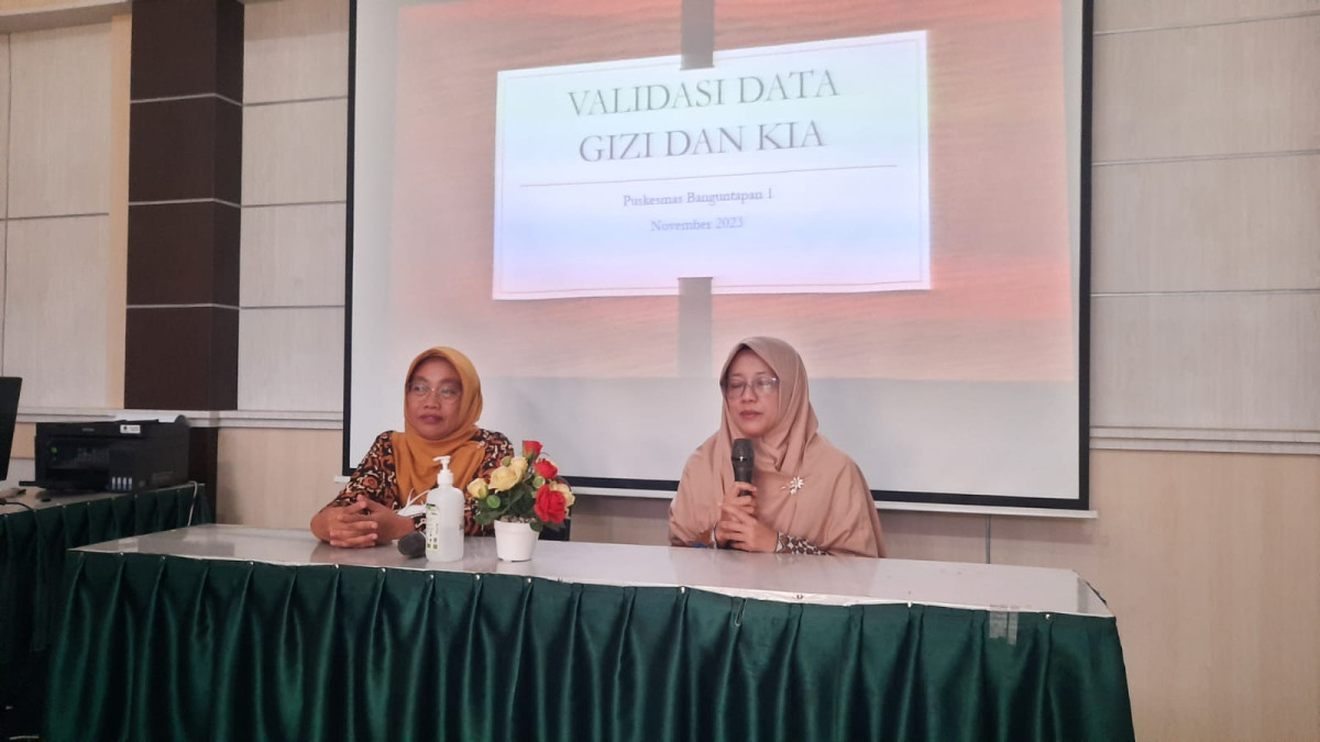 Validasi data gizi dan KIA