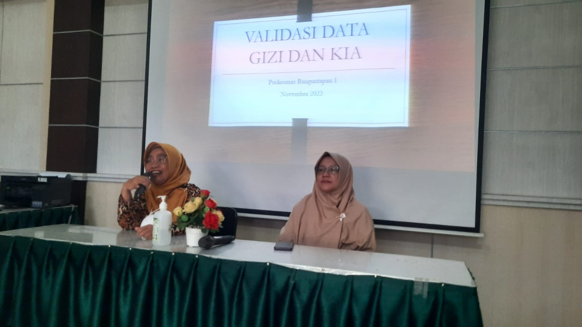 Validasi data gizi dan KIA