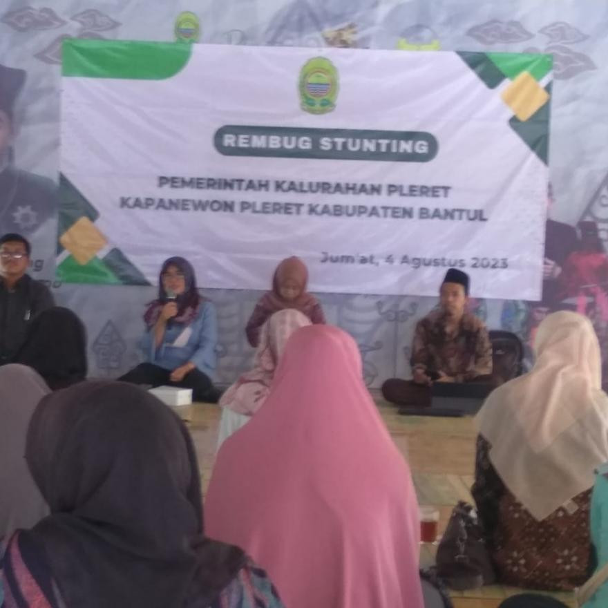 Rembug Stunting Pemerintah Kalurahan Pleret Dalam Rangka Penyusunan Dokumen RKPKal Tahun 2024 2