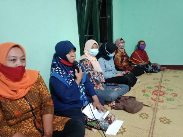 Sambutan ibu dukuh cabeyan