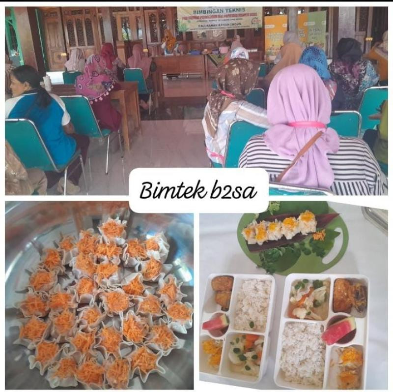 BIMTEK B2SA KE-3 KALURAHAN KARANGMOJO MEMBUAT DYMSUM