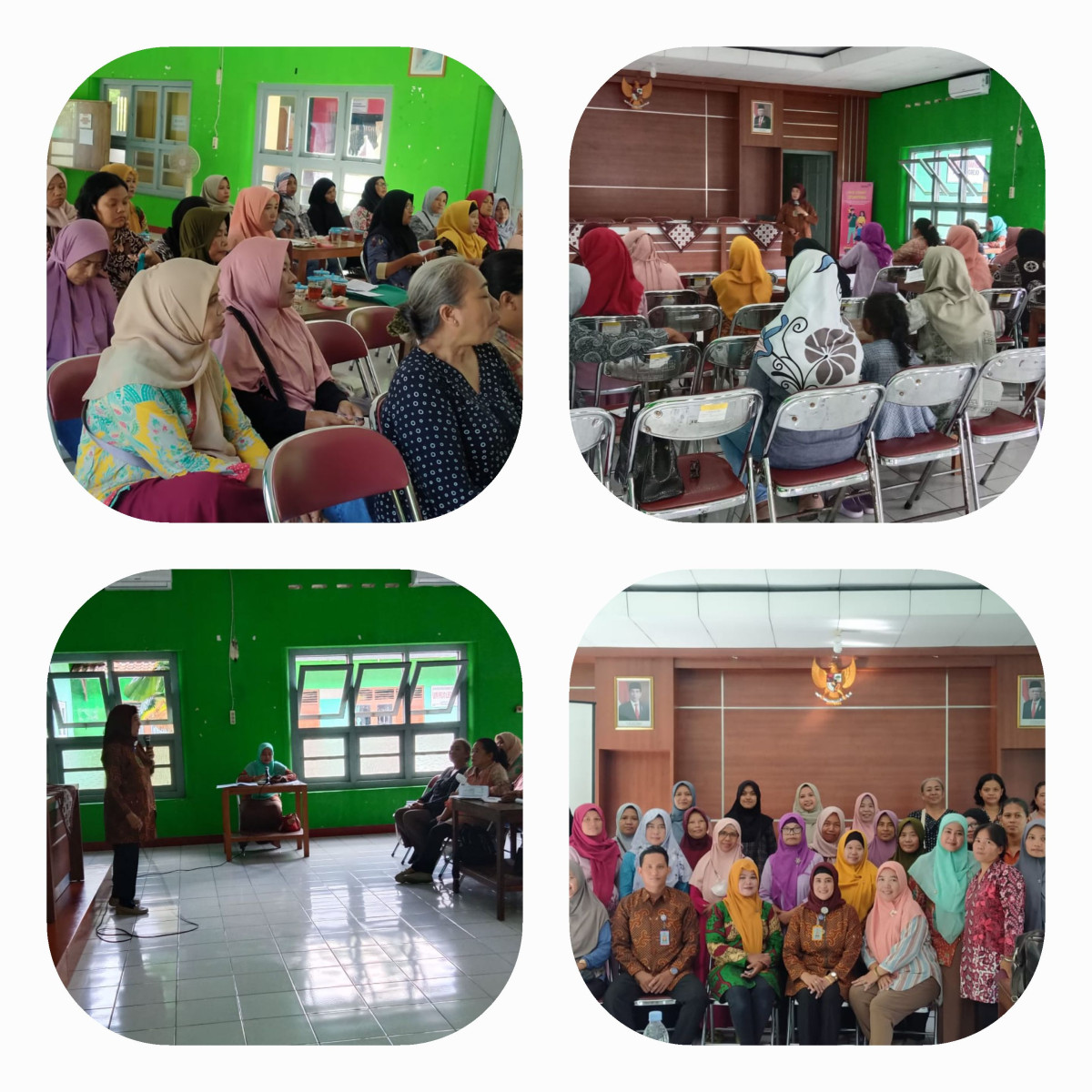 Pertemuan pkk sidorejo dan penyuluhan penyakit kanker bersama lembaga penyuluhan kanker Indonesia LPKI