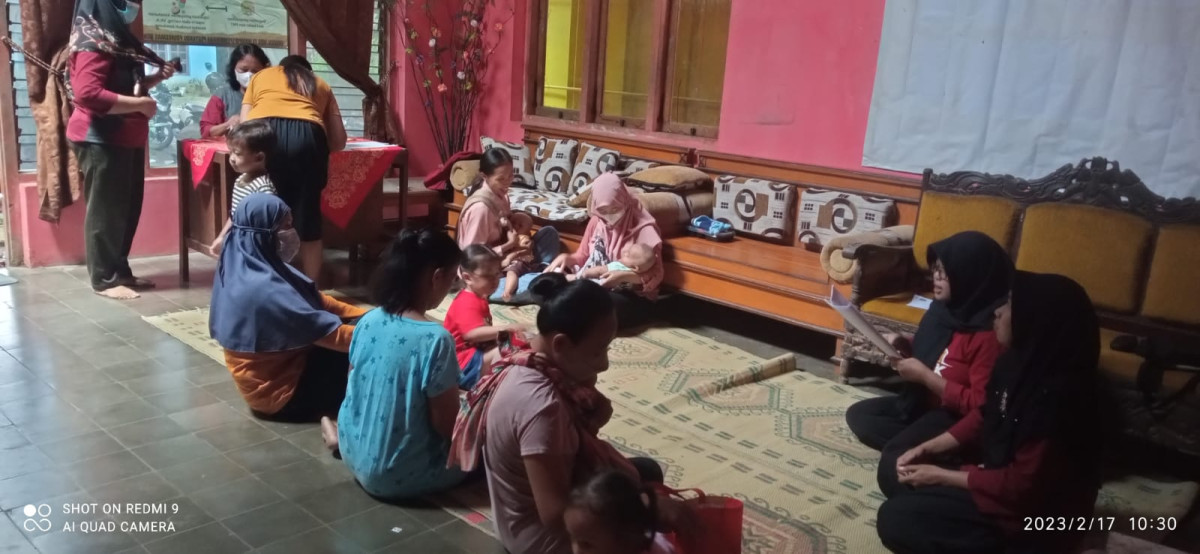 Posyandu balita dan BKB pojok v