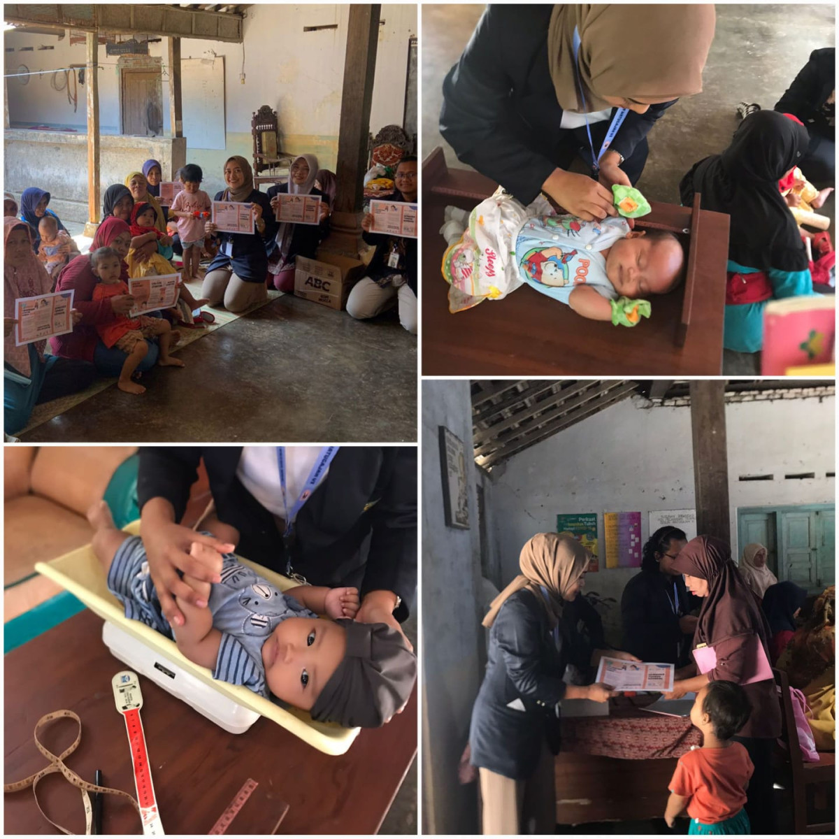 Nama dusun/ posyandu  : Watugajah  Kegiatan  : posyandu balita Menur