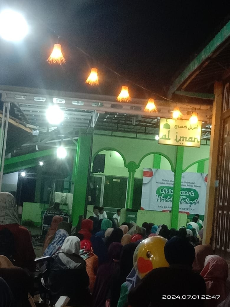 Majelis sholawat dan mujahadah malam Selasa Kliwon dusun Daplokan