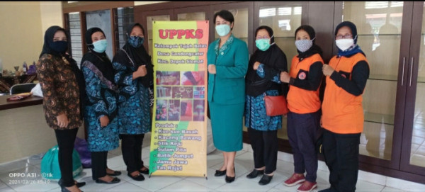 UPPKS 17 ikut berpartisipasi dalam menyambut kunjungan dari Dirjen Pemerintahan Desa Kementrian Dalam Negeri