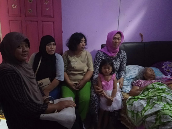Seksi Kasih Sayang, Home Visite lansia BKL Sedap malam Padukuhan Gandok