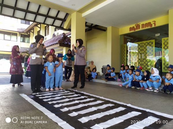 Seksi Pendidikan, Kegiatan SPS Sekar Melati Ngropoh, pembelajaran profesi Polisi di POLDA