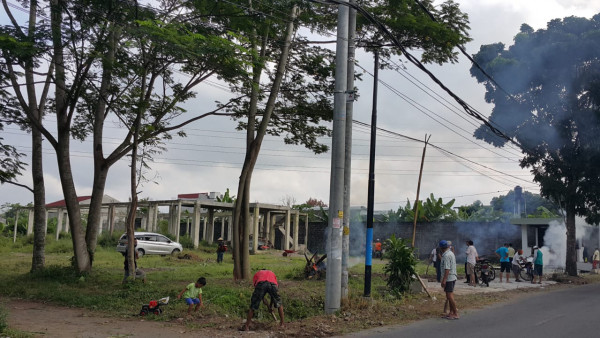 Seksi Lingkungan, kegiatan gotong royong di padukuhan Tiyasan