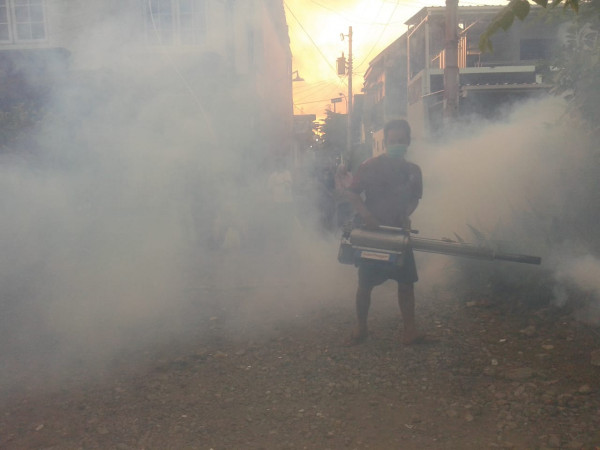 Seksi pembinaan lingkungan, Fogging mandiri di padukuhan Ngringin