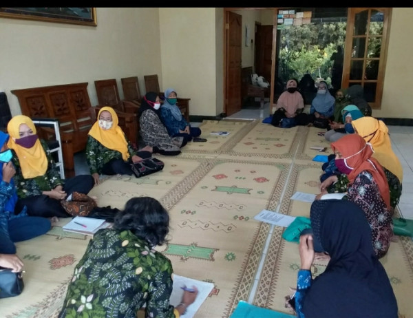 Seksi Pendidikan, kumpulan rutin pkk dusun pondok 