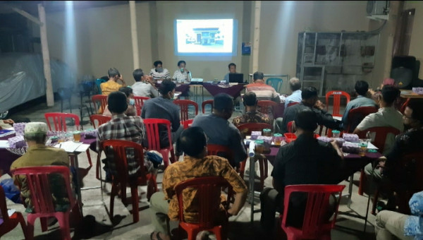 Seksi lingkungan, Rapat Koordinasi Panitia Pembangunan Balai Padukuhan Manukan 