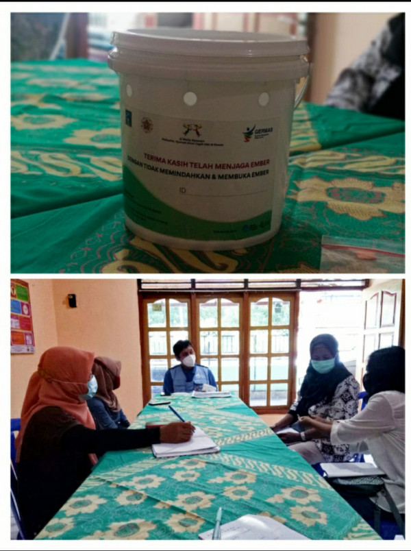 koordinasi Kader Gempol  dgn tim WMP ( Word Mosquito Program)UGM mengenai Pendataan Orang tua asuh Wolbachia