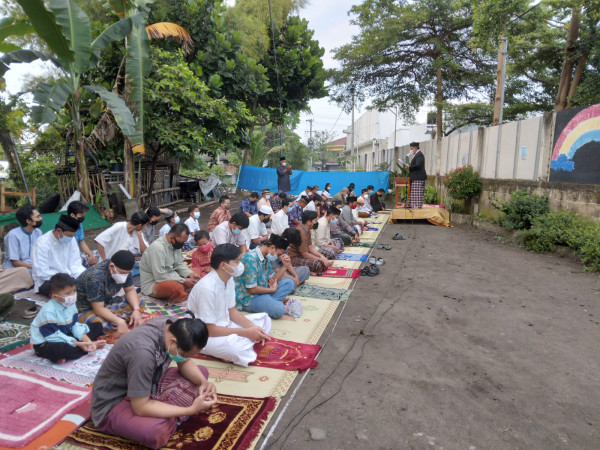 Sholat Idhul Adha di lingkungan RT 06 RW 07 Manggulan Pondok