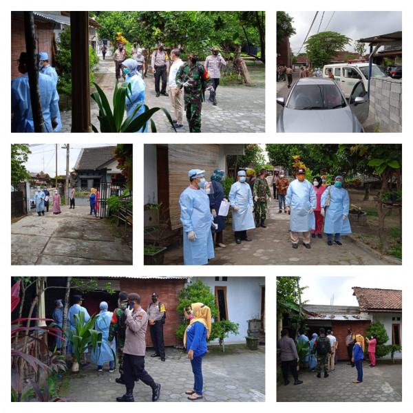 Kunjungan ke rumah warga kontrak Isoman covid 19 di padukuhan gempol,