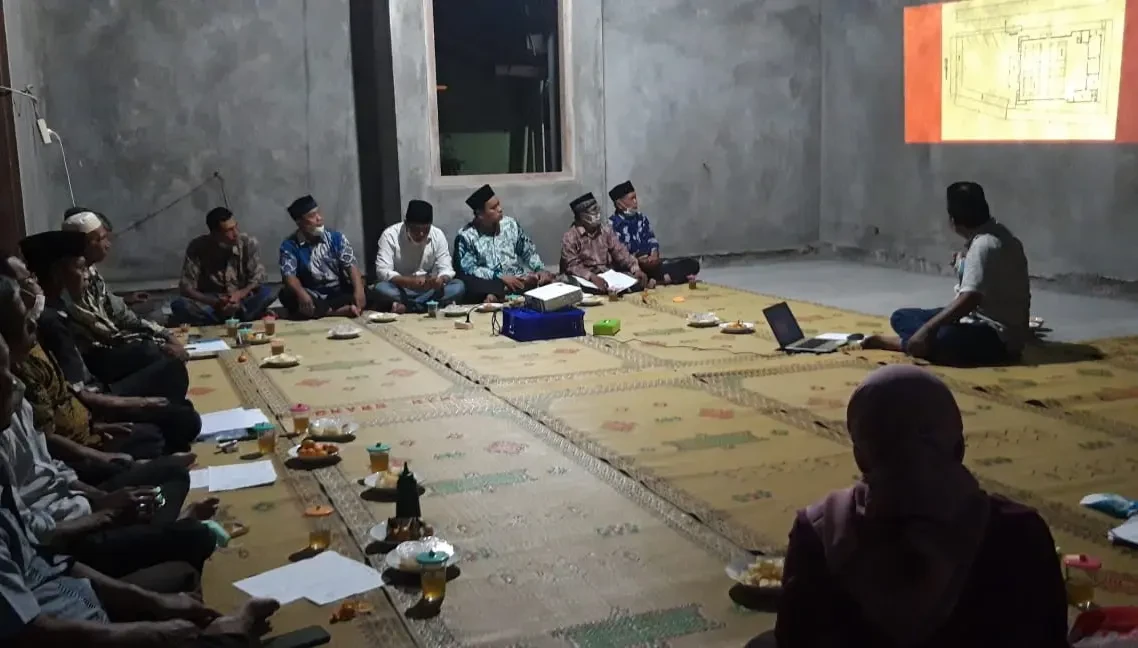 Rapat Evaluasi Pembangunan Balai Padukuhan Manukan.