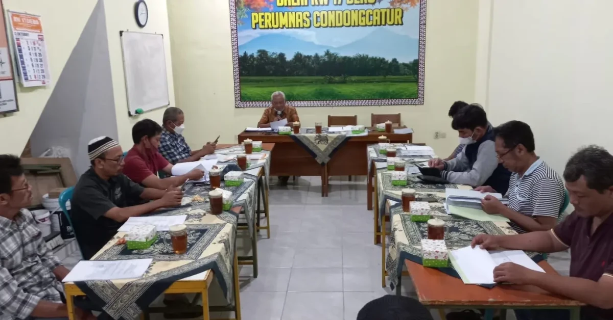 Rapat Koord Pengurus RW 17 dan Ketua RT se wil RW 17.