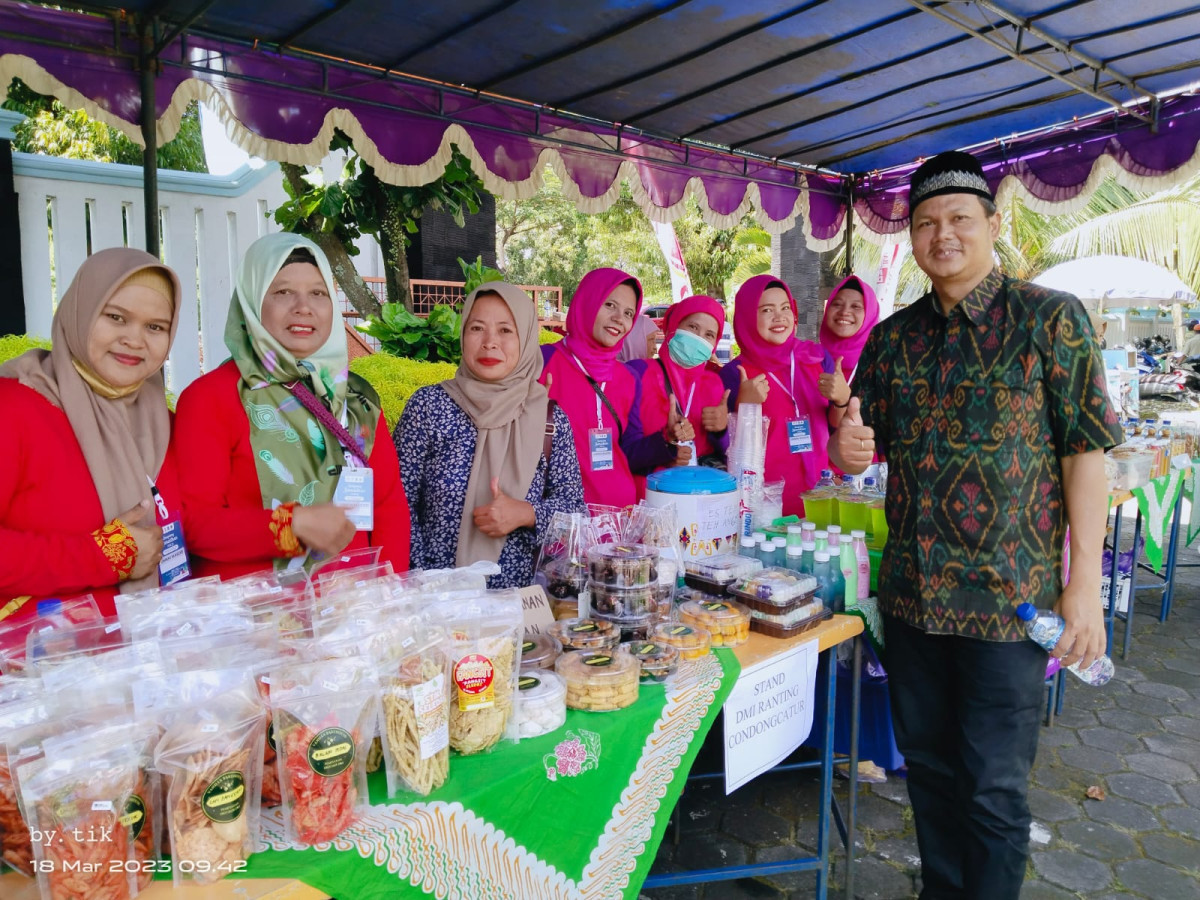 KWT Lestari ikut berpartisipasi dlm Bazar DMI dlm kegiatan Songsong Ramadhan DMI Kapanewon Depok
