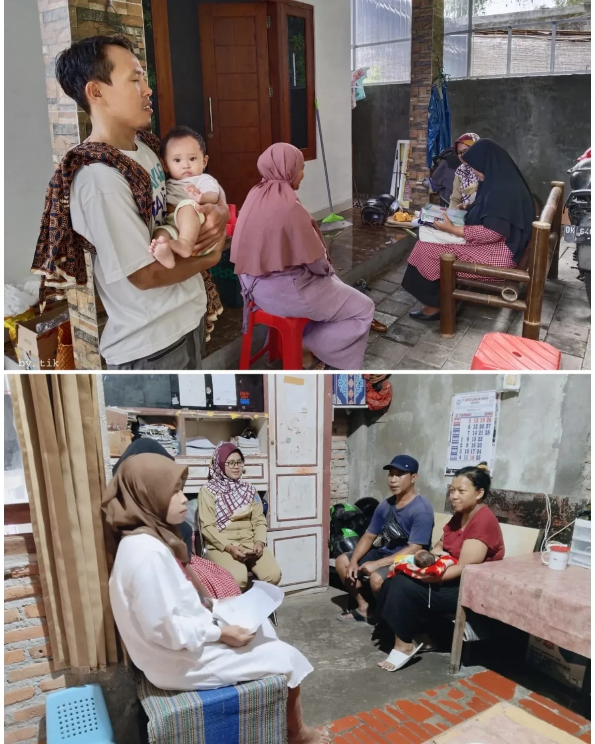Kegiatan Pendampingan Keluarga oleh Tim 1 TPK Kalurahan Condongcatur
