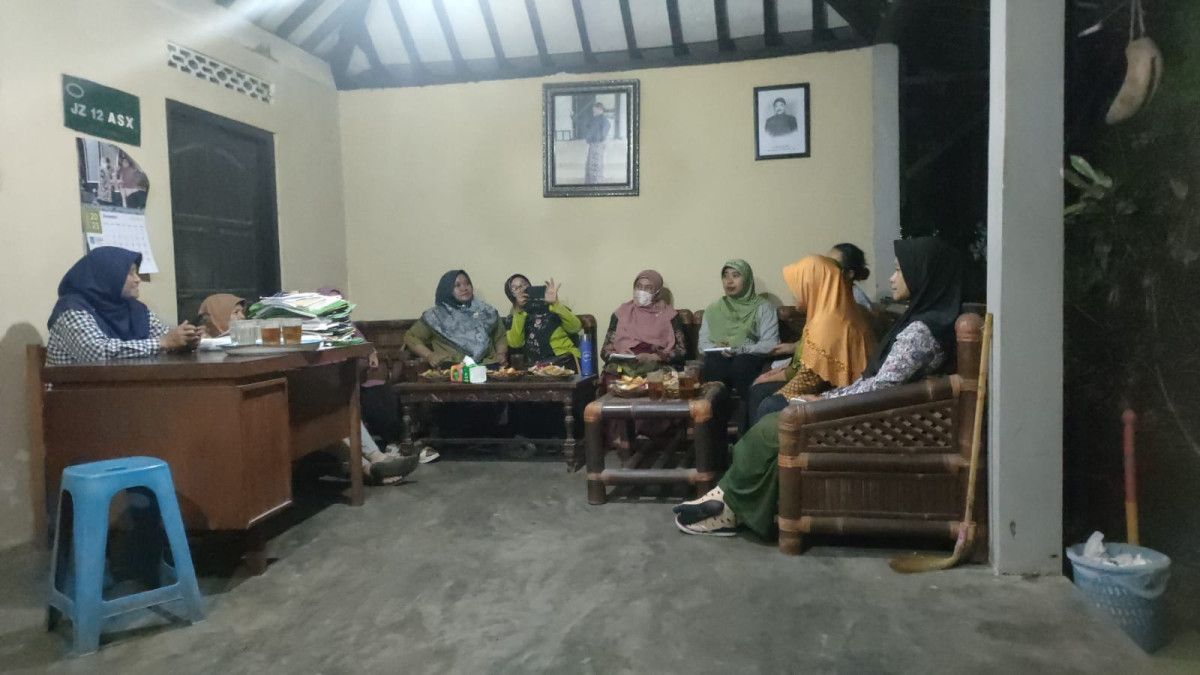 Rapat pengurus TP PKK Padukuhan Kayen