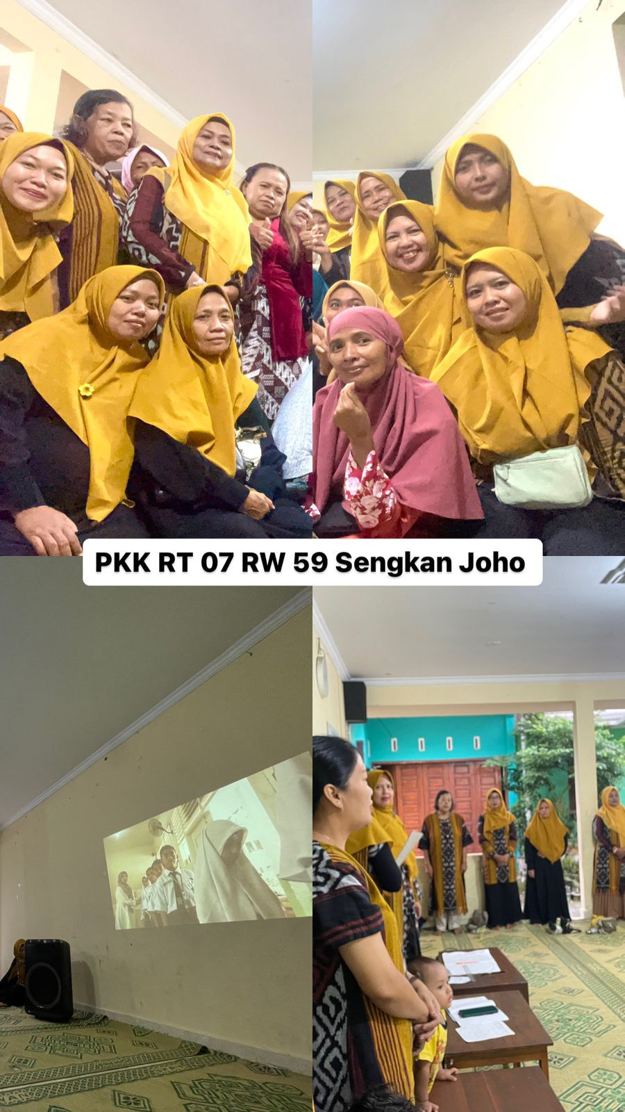 Pertemuan Rutin PKK RT 07 RW 59 Sengkan Padukuhan Joho