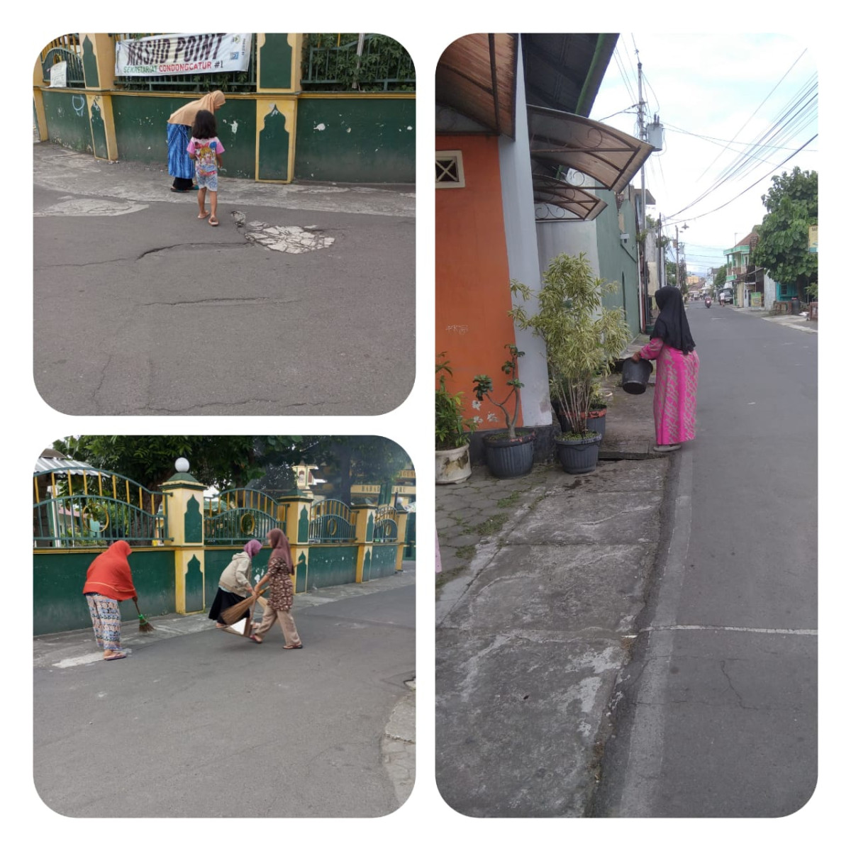 Kerja bakti RT 10 Rw 51 Babadan baru, Kentungan