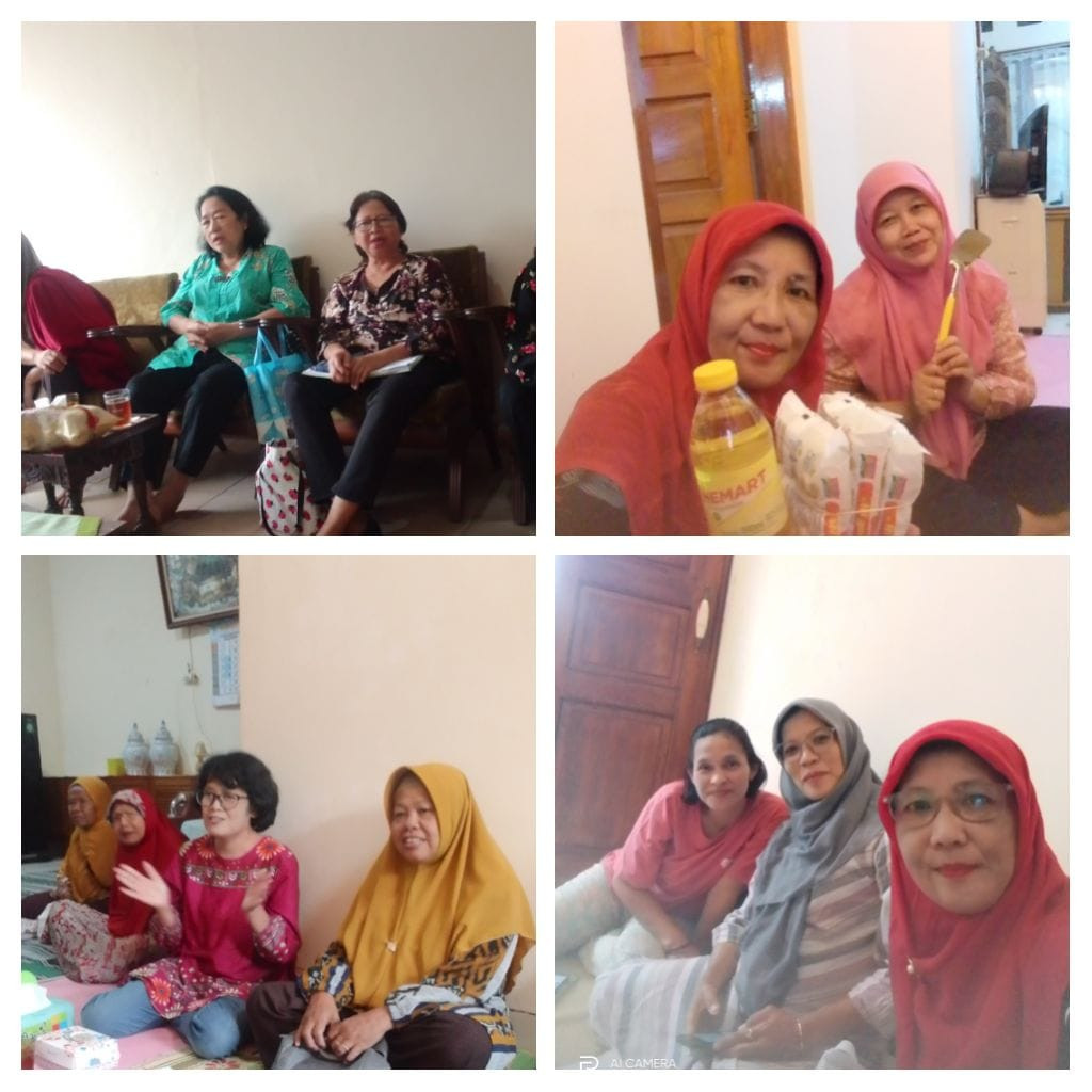 Pertemuan rutin kelompok PKK RT 13 RW 13 perumnas condongcatur padukuhan Gempol Depok Sleman