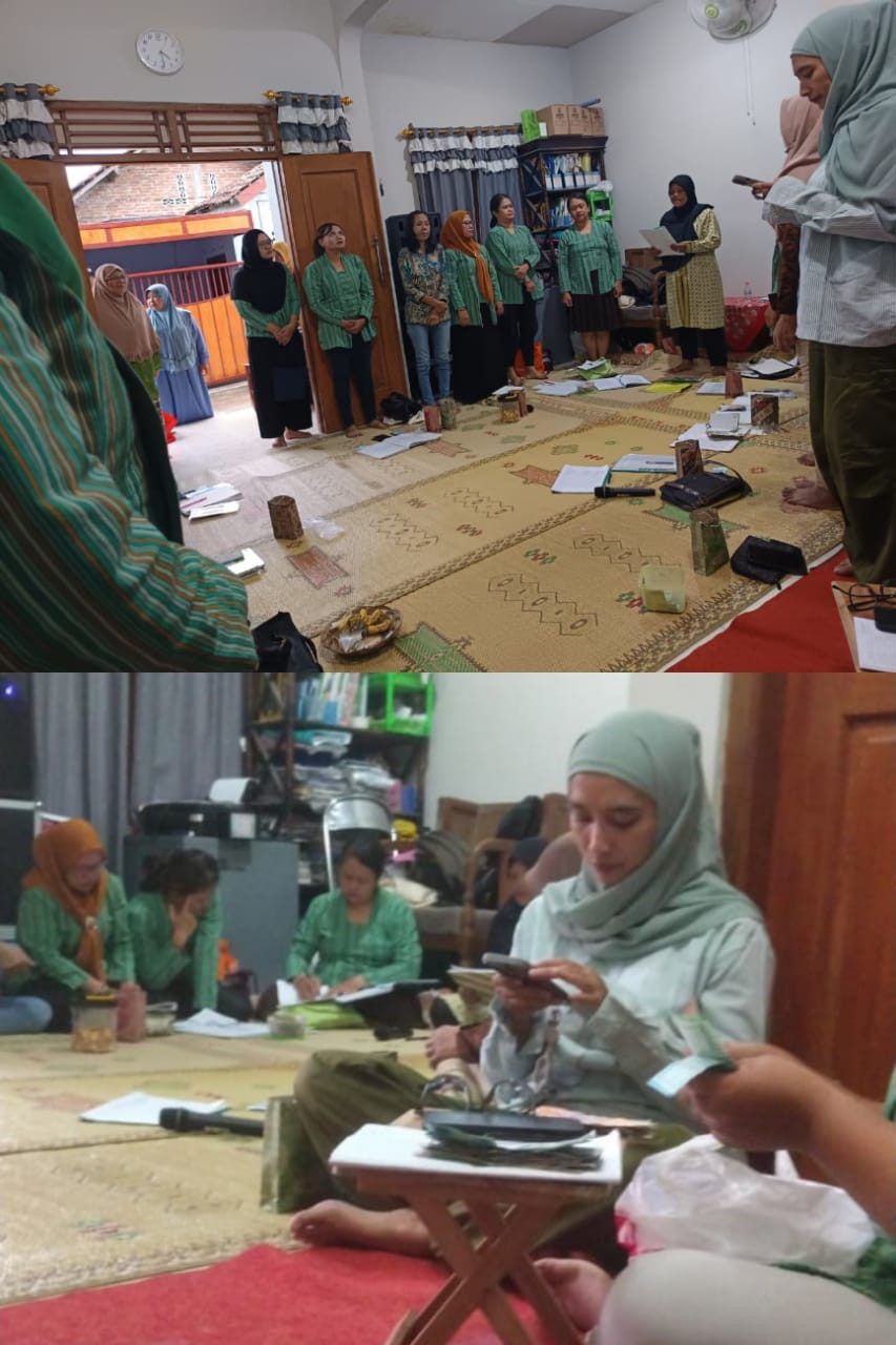 Pertemuan PKK RT 09 di padukuhan pringwulung