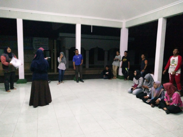 Latihan Flash Mob PIK R Jonggrang Prambanan Persiapan Lomba Tingkat Kabupaten Th.2018