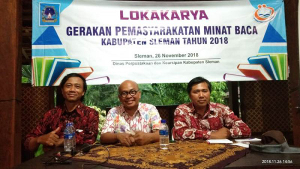 Lokakarya Gerakan Pemasyarakatan Minat Baca (GPMB) Kabupaten Sleman Tahun 2018