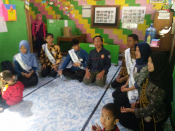 Kampung KB Sengir_Duta Genre DIY 2019_Kegiatan Session 1 Bakti Duta Genre DIY 2019 di Kampung KB Dusun Sengir_Penyuluhan di SPS Mutiara Sengir