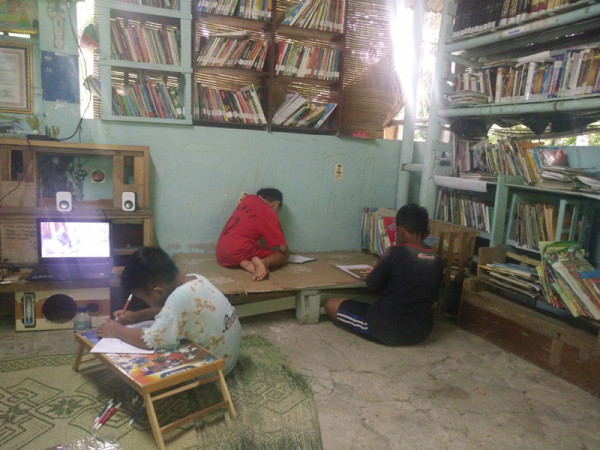 Monitor Kegiatan Perpustakaan Sanggar Studio Biru Sengir Sumberharjo