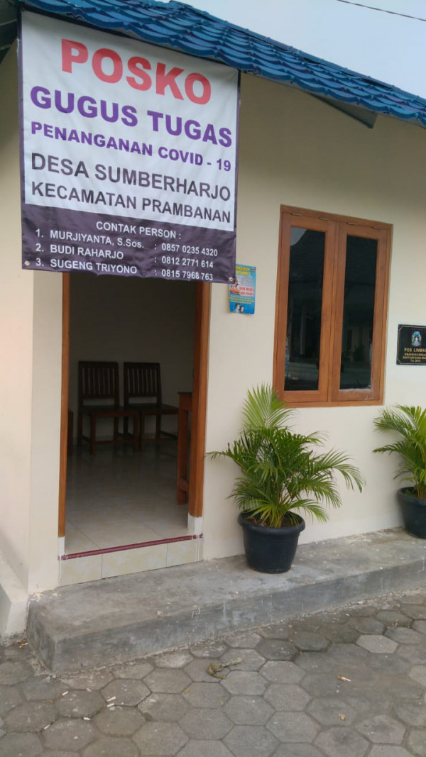 Kampung KB Sengir - Posko Cegah Covid-19 Desa Sumberharjo Prambanan Sleman