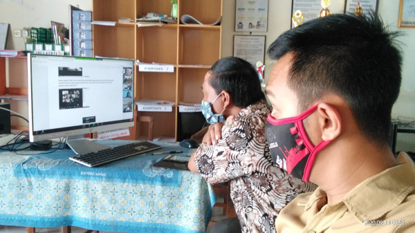 Monitor Kegiatan Perpustakaan Desa Sumberharjo_Gladi Bersih Akreditasi Perpustakaan 2020